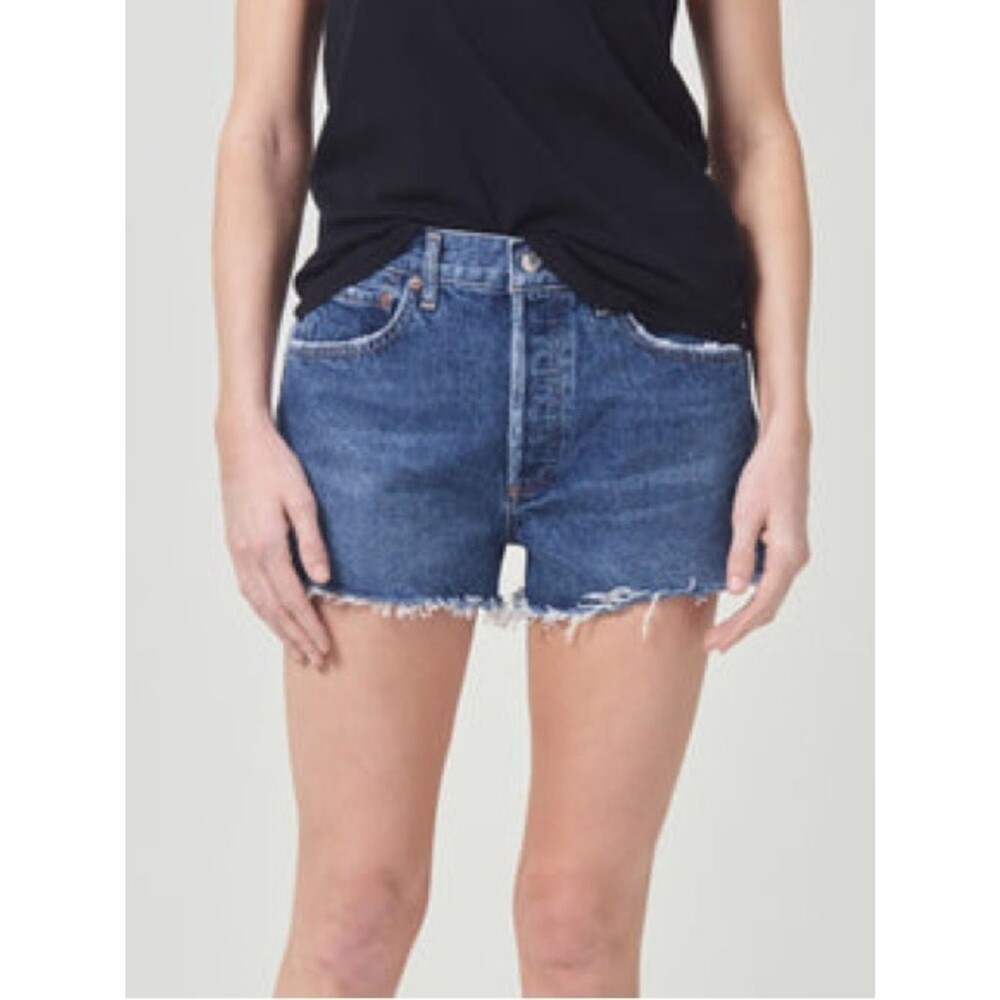 Agolde Parker Shorts In Caution Size 27